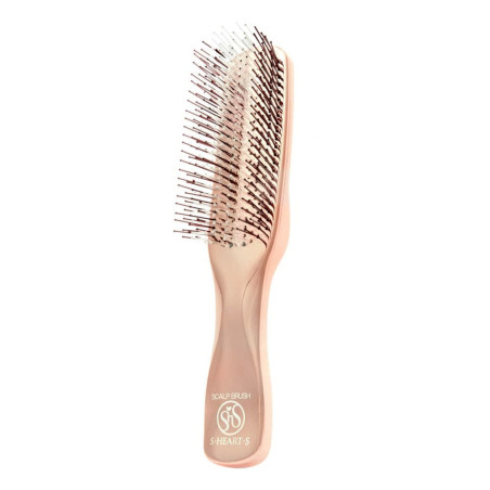 Scalp brush rose gold